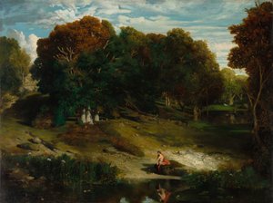 Im Wald von Celestin Francois Nanteuil