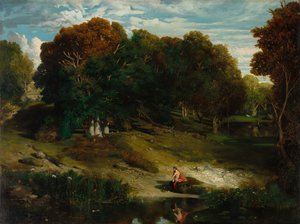 Im Wald, 1841 von Celestin Francois Nanteuil