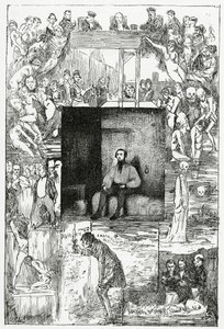 Der letzte Tag des Sträflings, 19. Jahrhundert von Celestin Francois Nanteuil