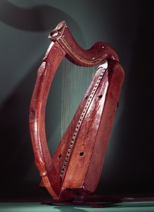Harfe (Holz mit Messing und Silber) von Celtic