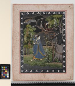 Abhisarika Nayika, ca. 1820 von Central Indian School