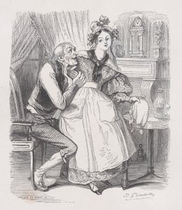 Der alte Junggeselle aus Die vollständigen Werke von Béranger, 1836