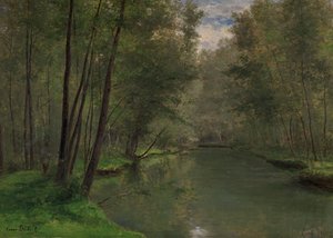 Entlang des Flusses Epte in Gasny
