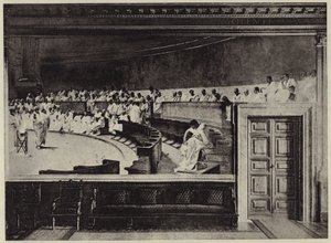 Die Anklage von Catiline von Cesare (after) Maccari