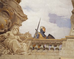 Detail aus Allegorie Italiens (Detail) von Cesare Mariani