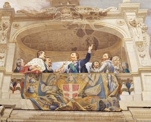 Detail aus Allegorie Italiens (Detail)