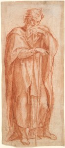Eleazar, Studie für ein Fresko in der Sixtinischen Kapelle, Santa Maria Maggiore, Rom von Cesare Nebbia