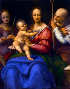 Heilige Familie mit der heiligen Katharina, 1515-1520