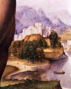 St. Jerome (Detail) von Cesare da Sesto