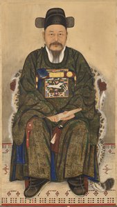 Porträt eines jungen Offiziers von Chae Yongshin (Korean