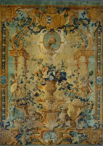 Savonnerie-Panel: Herbst, ca. 1717 von Chaillot Workshops Royal Savonnerie Manufactory