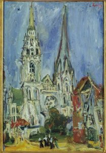 Die Kathedrale von Chartres von Chaim Soutine