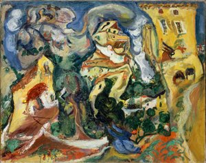 Das Dorf, ca. 1923 von Chaim Soutine