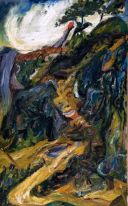 Kurvenreiche Straße, in der Nähe von Gréolières von Chaim Soutine