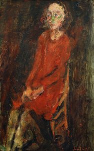 Junge Frau in Rot, 1928 von Chaim Soutine