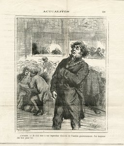 Illustration von Cham (1819-1879) in Le Charivari