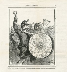 Illustration von Cham (1819-1879) in Le Charivari von Amédée de Noé