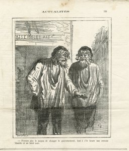 Illustration von Cham (1819-1879) in Le Charivari von Amédée de Noé