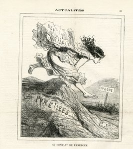 Illustration von Cham (1819-1879) in Le Charivari von Amédée de Noé