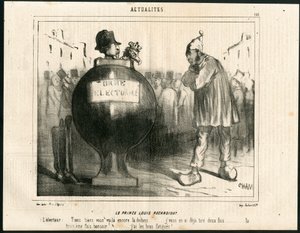 Le Charivari, Satirisch in Schwarz-Weiß von Amédée de Noé