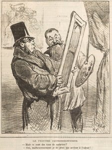 Der impressionistische Maler: Mais ce sont des tons de cadavre von Cham