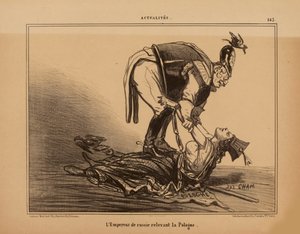 Der Kaiser von Russland entlastet Polen, 1855
