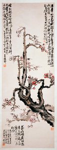 Rote Pflaumenblüten, 1905