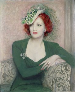 Halbporträt von Margo Graham von Charles A. Buchel