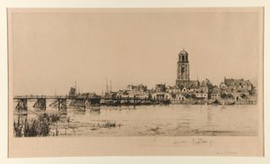 Deventer (Hafenszene) von Charles A. Platt