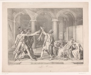 Der Schwur der Horatier von Charles Achille D