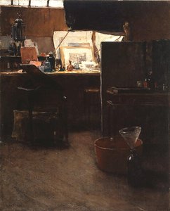 Eine Ecke im Atelier eines Radierers von Charles Adams Platt