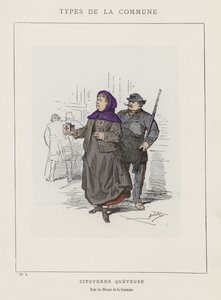 Citoyenne Queteuse, für die Verwundeten der Kommune von Charles Albert d Arnoux Bertall