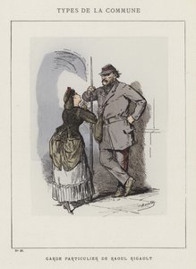 Garde Particulier de Raoul Rigault von Charles Albert d Arnoux Bertall