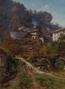 In Sassenage. Die Becken von Sassenage von Charles Alexandre Bertier