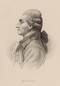 Porträt des Komponisten Antonio Sacchini 1730-1786 von Charles Alphonse Deblois