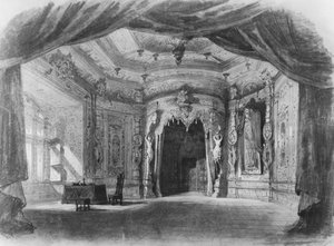 Bühnenbild für Don Giovanni, Oper von Wolfgang Amadeus Mozart von Charles Antoine Cambon