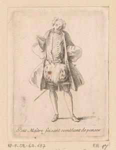 Stehender Edelmann von vorne gesehen
Figuren der Mode (Serientitel)