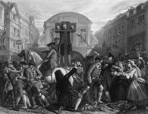 Daniel Defoe im Pranger