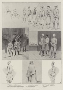 Die Unruhen auf Kreta, Szenen beim Prozess der Aufrührer in Candia von Charles Auguste Loye