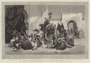 Der Sultan von Marokko setzt einen Preis auf die Köpfe der Rebellen von Charles Auguste Loye