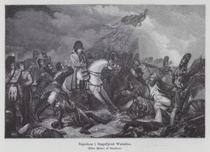 Napoleon in der Schlacht von Waterloo