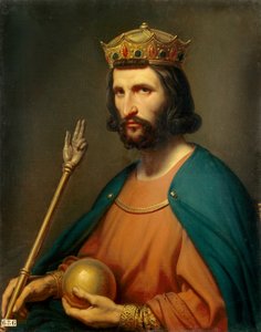 Porträt von Hugues Capet (941-996), König von Frankreich im Jahr 987