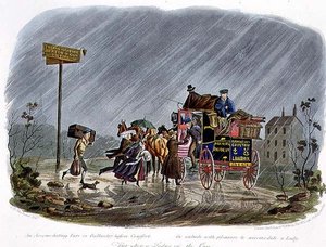 "Ein entgegenkommender Fahrpreis oder Galanterie vor Komfort", graviert von R.G. Reeve, veröffentlicht von Thomas McLean von Charles B. (after) Newhouse