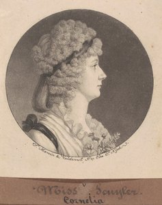 Cornelia Schuyler Morton von Charles B. J. Févret de Saint Mémin