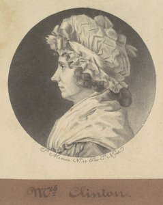 Cornelia Tappen Clinton von Charles B. J. Févret de Saint Mémin