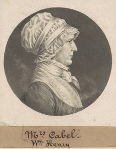 Hannah Carrington Cabell von Charles B. J. Févret de Saint Mémin