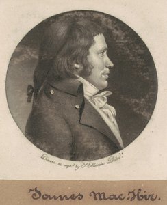 James Machir von Charles B. J. Févret de Saint Mémin