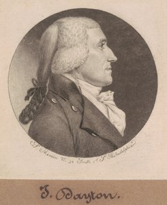 Jonathan Dayton von Charles B. J. Févret de Saint Mémin