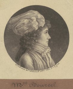 Marie Francoise Bancel von Charles B. J. Févret de Saint Mémin