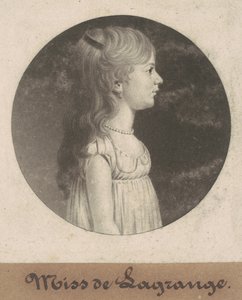 Miss de la Grange von Charles B. J. Févret de Saint Mémin